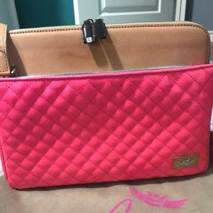 Consuelo candy crush pink scream slim cross body